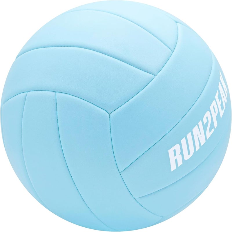RUN2PEAK Soft Touch Volleyball Ball Gifts for Teen Girls Kids Youth Team Beginners Durable Volleyballs for Outdoor Indoor Beach Pool Water Play Official Size 5 Training Practice Volley Ball - Image 3